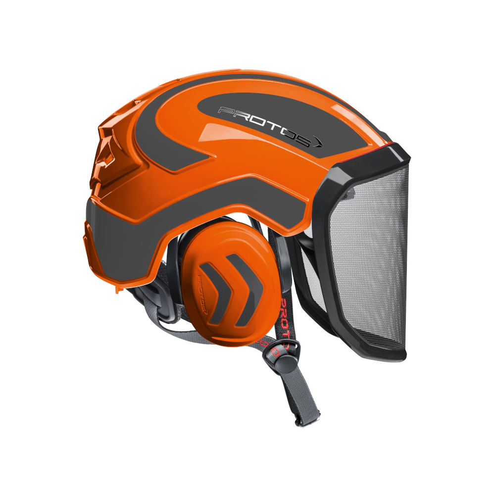 Protos Pfanner Helmet Orange/Grey 