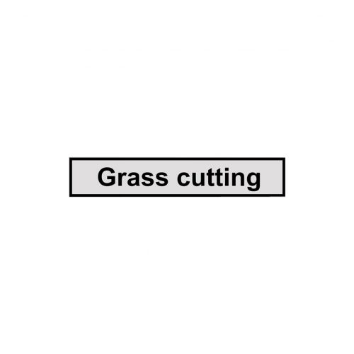 Quazar V600GCUT Grass Cutting (600mm Classic Sign)