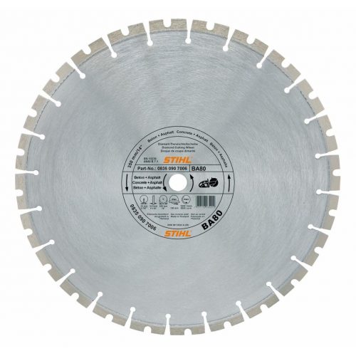 Stihl BA80 Diamond Disc For Concrete / Asphalt 400mm / 16"