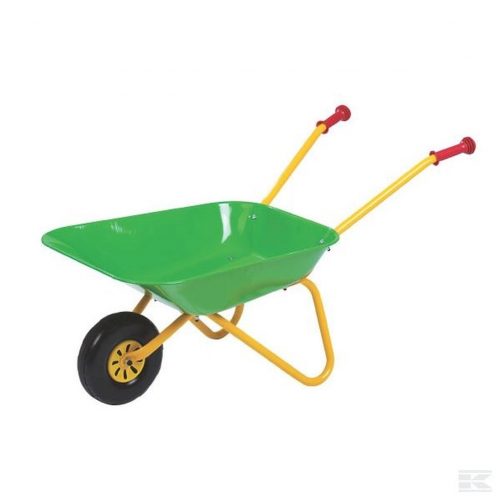 Rolly Toys Childs Green Metal Wheel Barrow