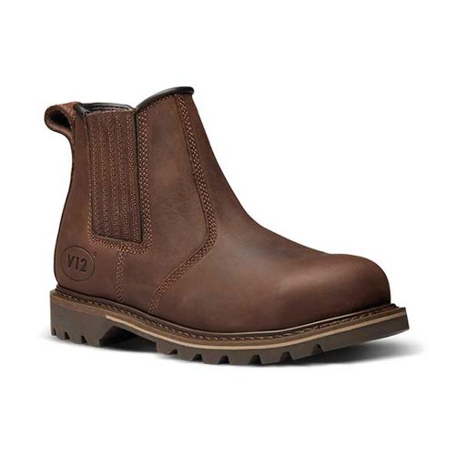 V12 Footwear Rawhide V1231 Brown Oiled Leather Dealer Boots
