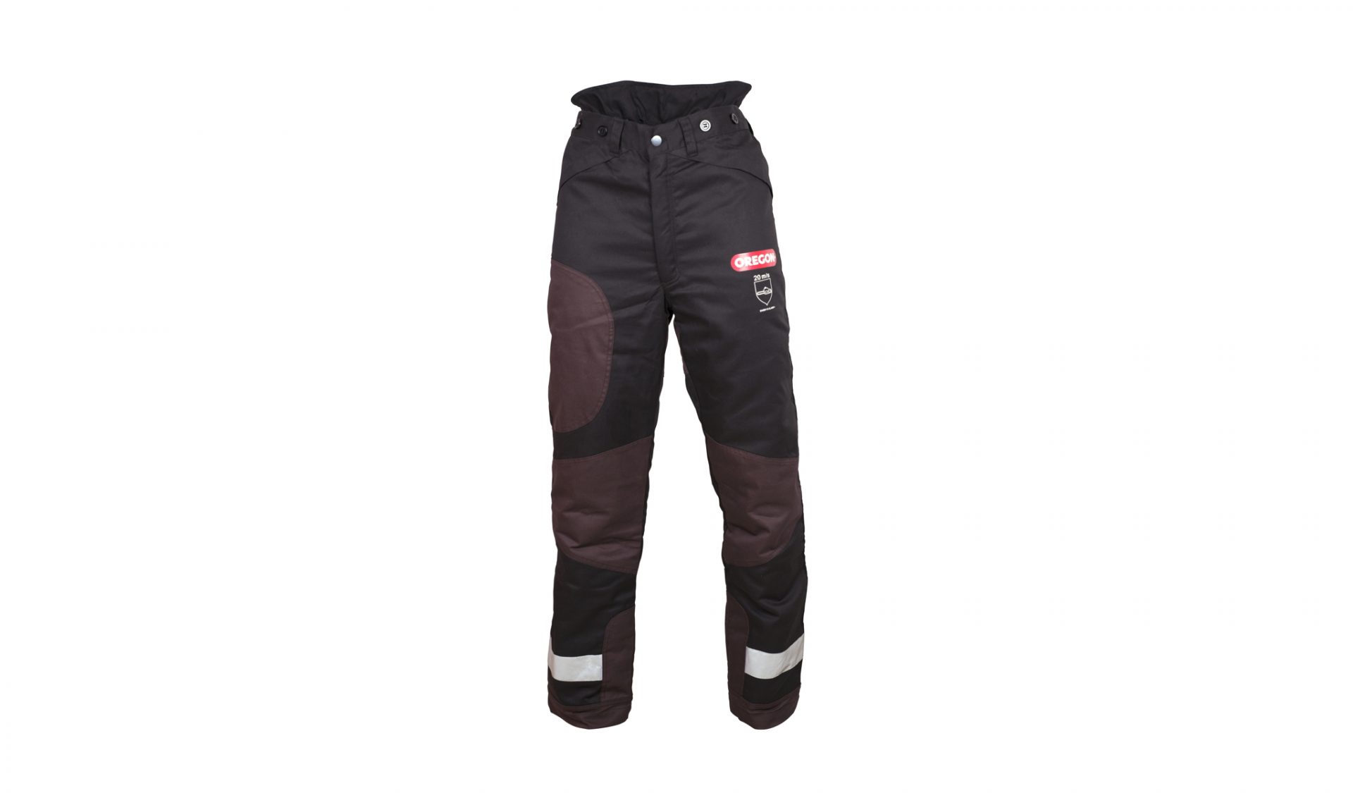 Bottes De Sécurité Oregon Yukon Class 1 - Protection Tronçonneuse 20m/s - Cuir, Semelle Antidérapante - Pointure 46