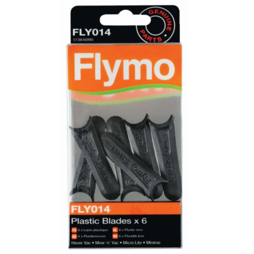 Flymo FLY014 Plastic Blades Pack of 6