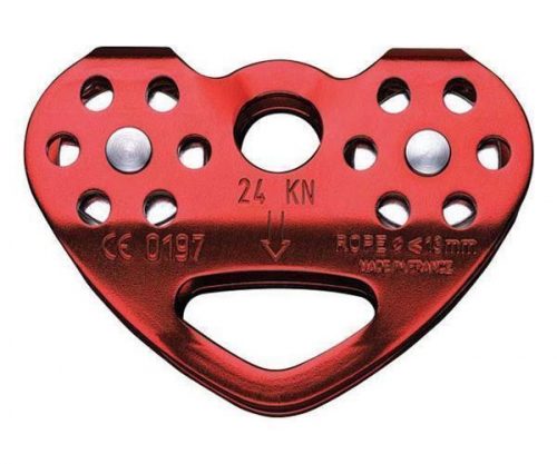 Petzl 24kN Tandem Pulley RED