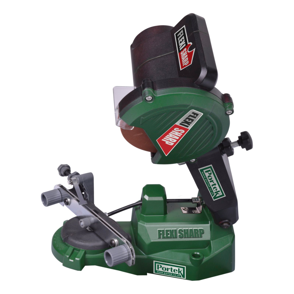 GOXAWEE Chainsaw Sharpener Kit 180W Power Angle Attachment 5 Speed Setting Chain