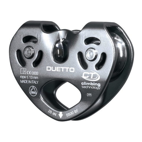 Climbing Technology Duetto Twin Pulley Grey
