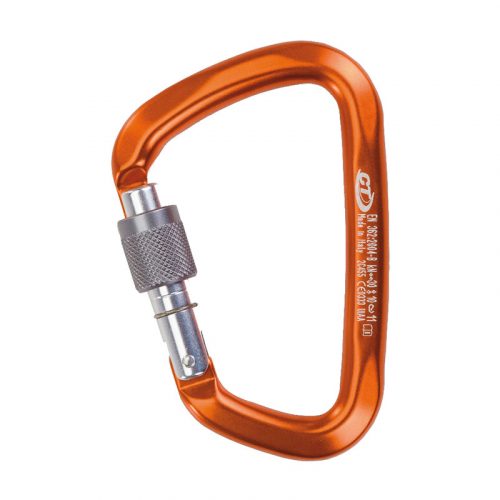 Climbing Technology Large SG Light Alloy Karabiner Orange
