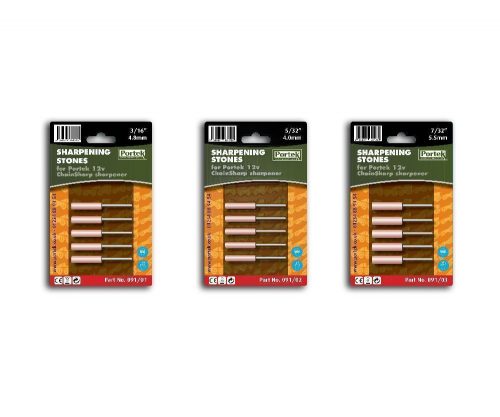 Portek ChainSharp Replacement Sharpening Stones 5 Pack