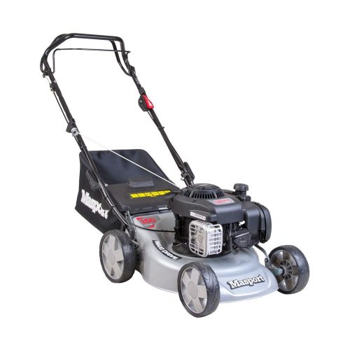 Masport 150 ST SP Combo Petrol Self-Propelled Four Wheeled Petrol Lawn Mower - 16″ Cut