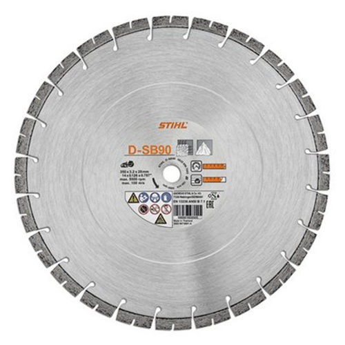 Stihl D-SB90 Diamond Cutting Disc/Wheel - For Heavy Duty Use