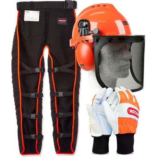 Oregon Chainsaw Safety Kit (Helmet, Gloves + Chaps) 574742A