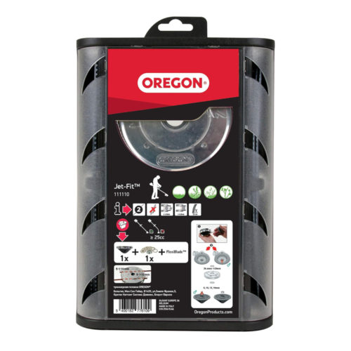 Oregon Jet Fit Universal Aluminium Strimmer Head with FlexiBlade Trimmer Lines (> 25cc) 111110