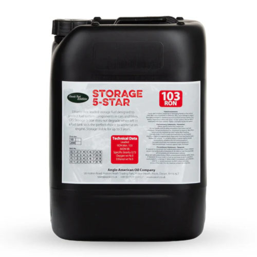 Classic Fuel Solutions Long Storage 5-Star Ethanol-Free 103 RON Leaded Petrol - 10 Litres [Collection/Local Delivery Only]