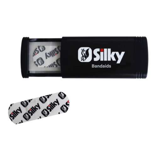 Silky BandAid Plasters + Holder
