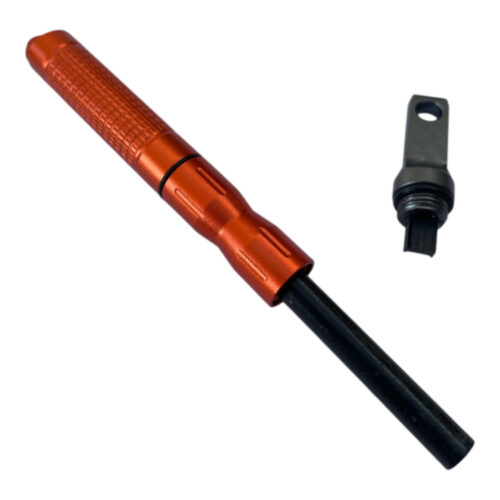 CEuk Bushcraft Flint & Steel Fire Starter Stick – Orange FS-2000